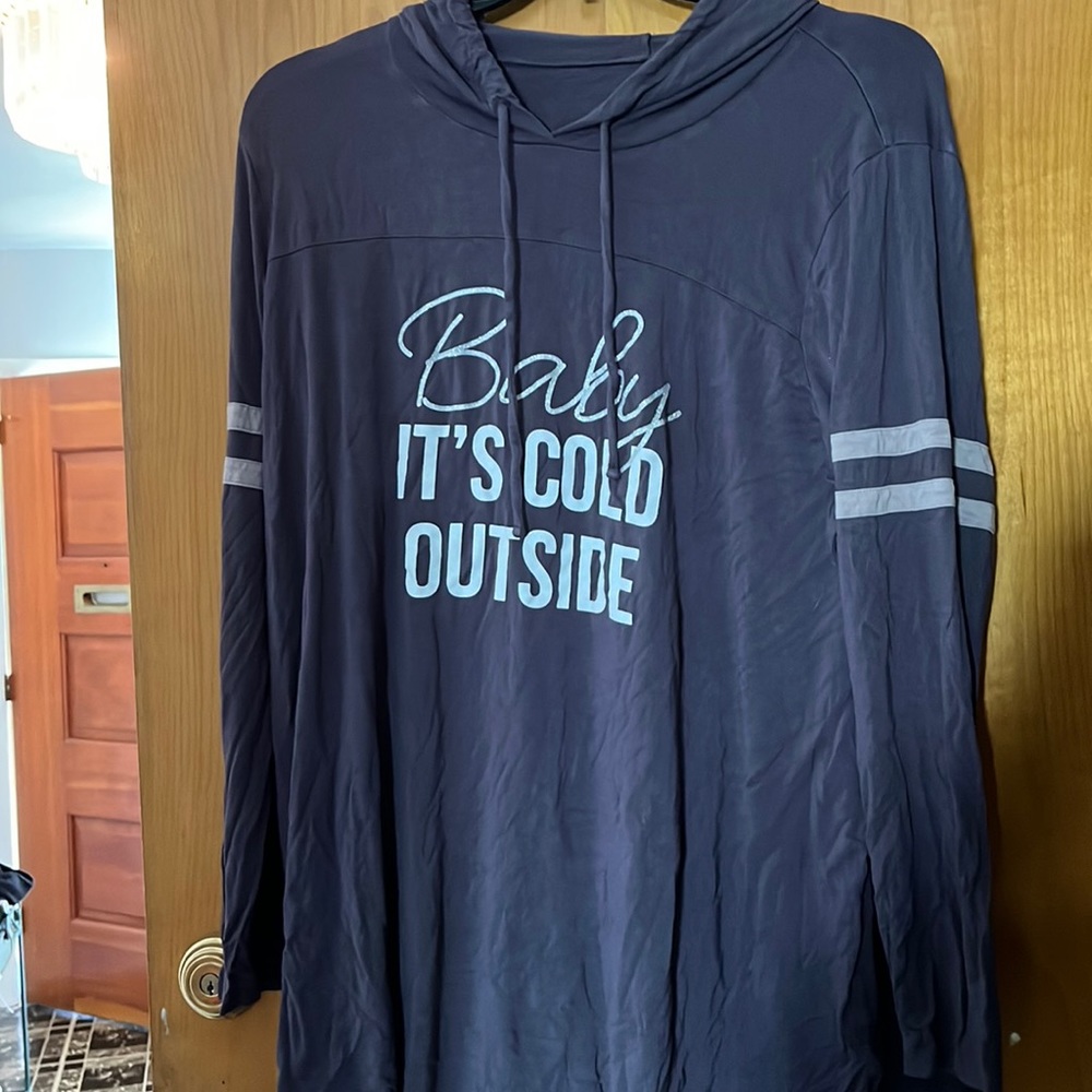 Torrid super soft hooded long sleeve shirt